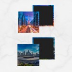 Custom Magnet Kulkas Foto Aesthetic Persegi | Fridge Magnet Souvenir Murah
